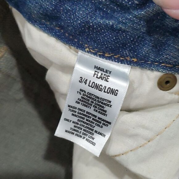 ✨️Aeropostale Hailey Flare, Low Rise, Slim Fit Jeans,  NWT,  Size 3/4 Long✨️ - Picture 7 of 8